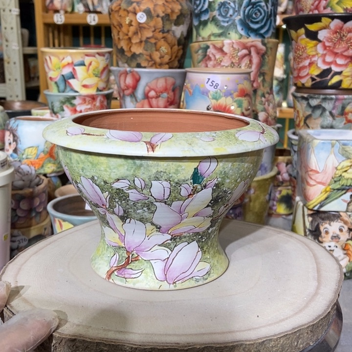 红陶景德镇艺术手绘作品