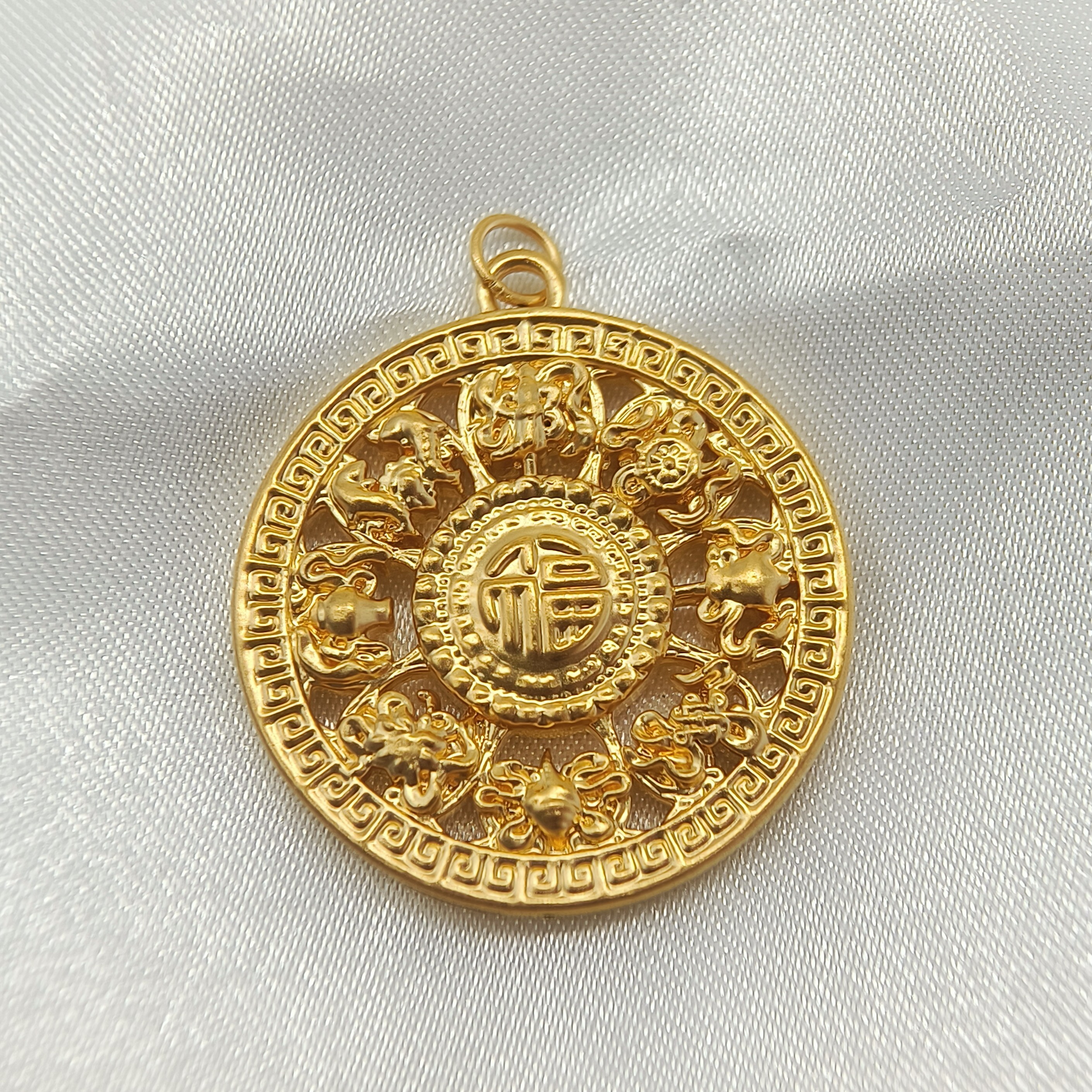 足金饰品/八宝罗盘/1.31/2B121366-1.31/q(克重多退少补)