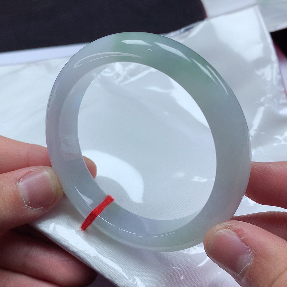 翡翠手镯未镶嵌57正圈