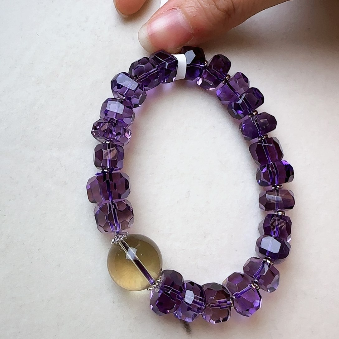 水晶手链未镶嵌菜*大气上档次