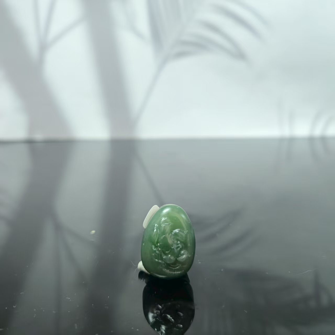 Z和田玉莲花吊坠2293