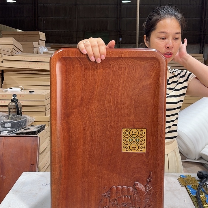 花梨木茶盘55*35尺寸