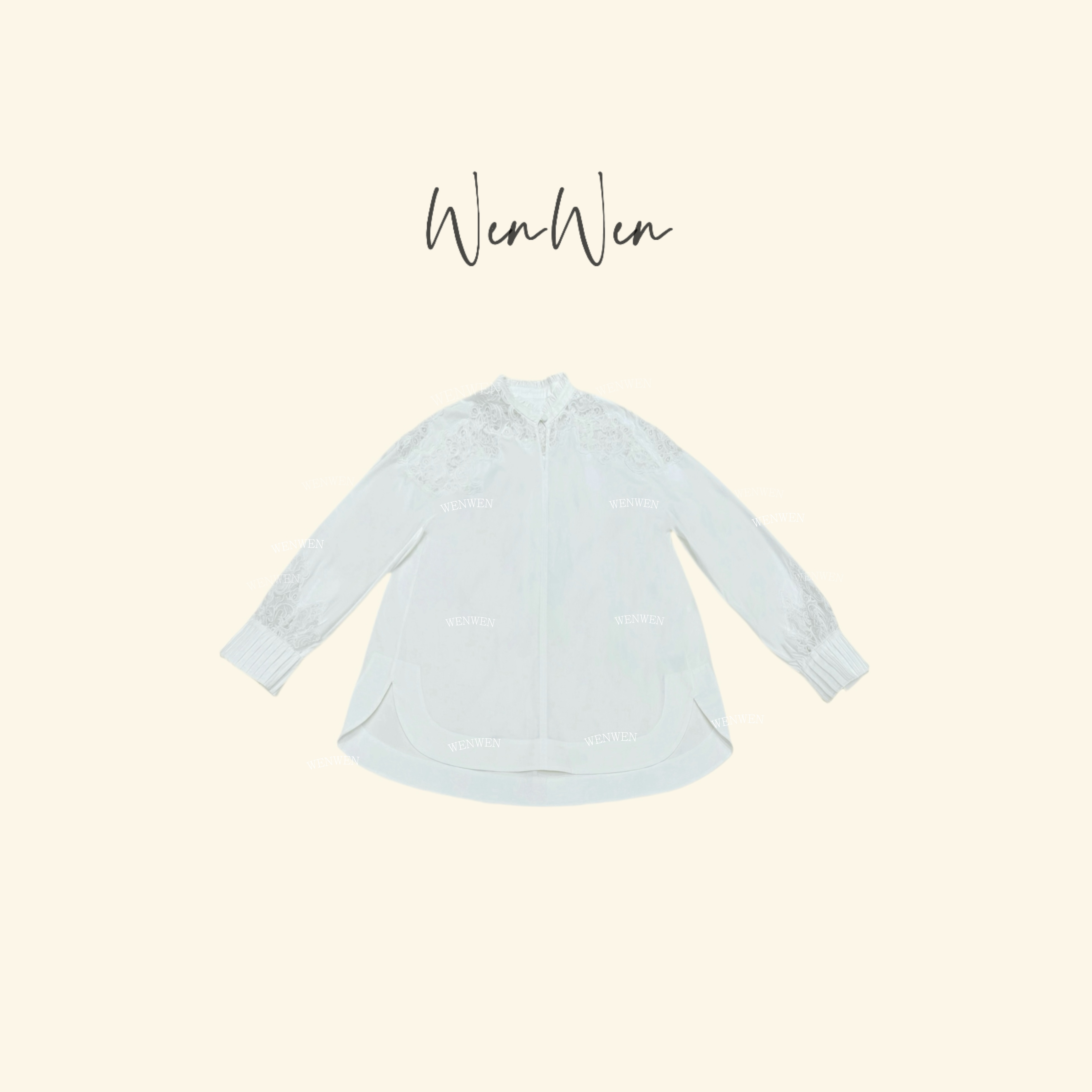 WENWEN-深圳原创【“南法假日”度假风情浪漫简约衬衫】SY0744