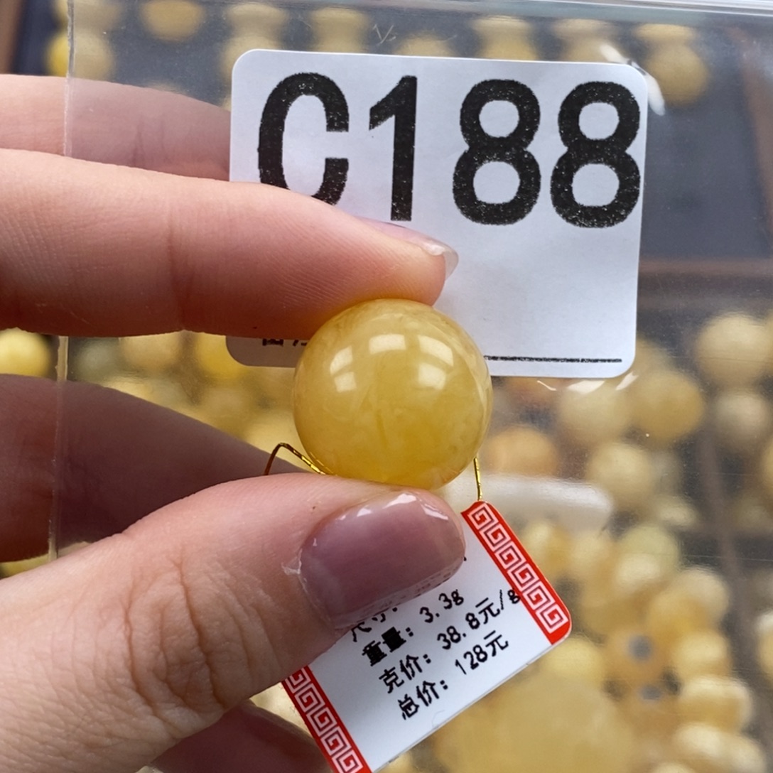 琥珀未镶嵌珠宝奇石