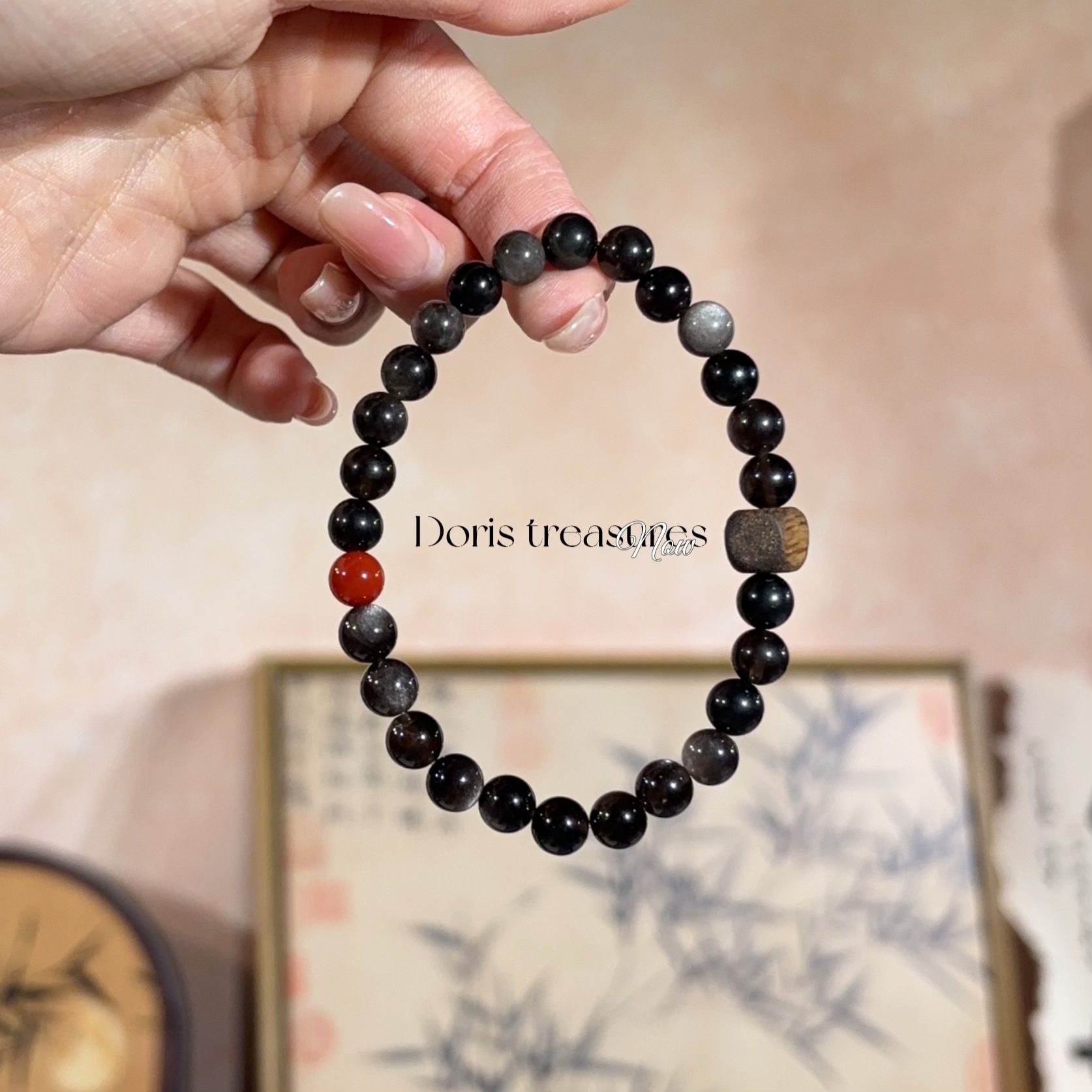 【侠客行】 6m 银曜手串 精致气质 多样性发颜色微差