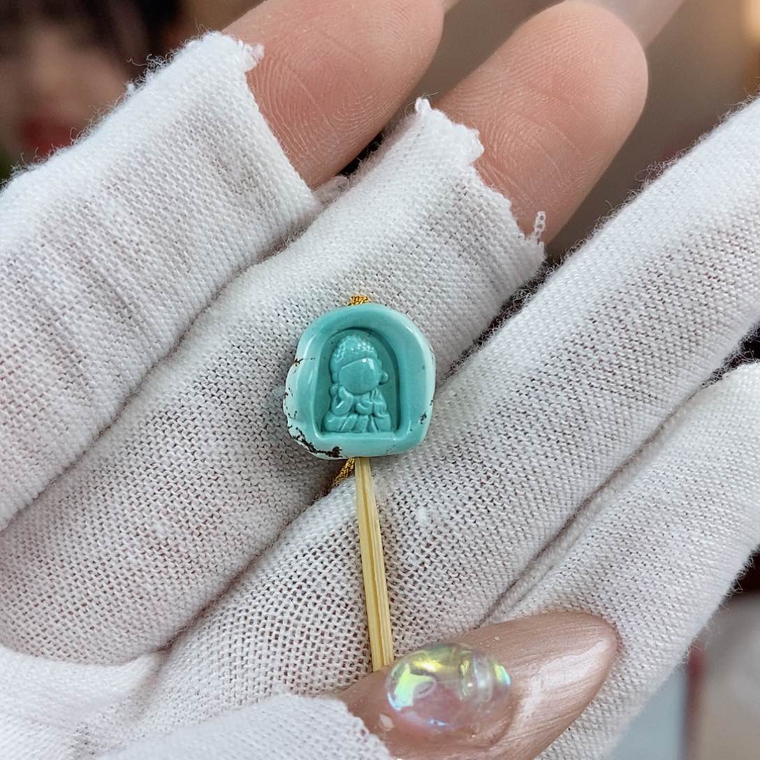 绿松石珠宝奇石未镶嵌