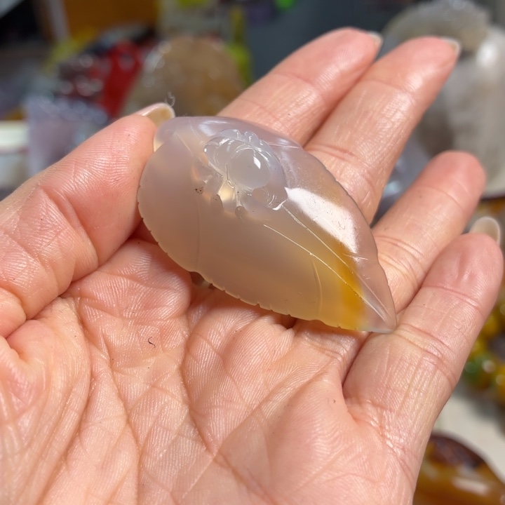 玛瑙/玉髓未镶嵌吊坠(不含链)