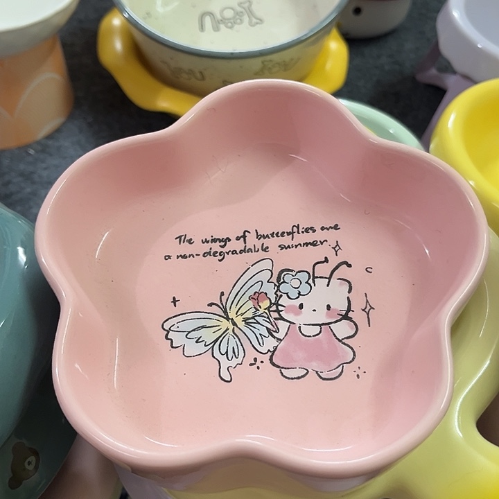 陶kt猫陶瓷餐具连接dd