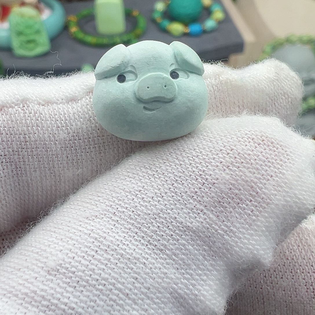 绿松石菜籽黄绿松石Z未镶嵌