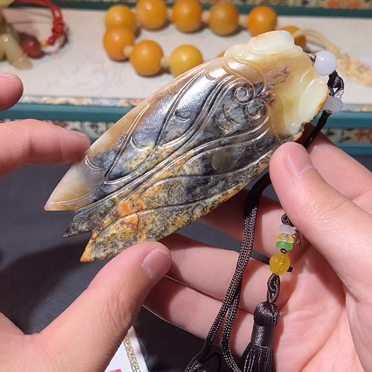 古玉臻藏蝉挂件2510080069