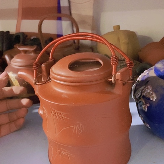 茶壶绿泥宜兴紫砂全手工制作工艺