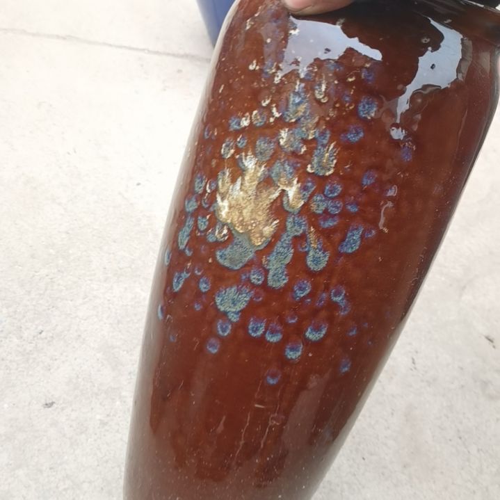 红陶口16高37一个盆