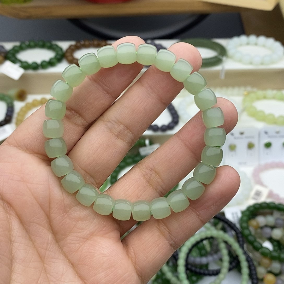 和田玉手链未镶嵌