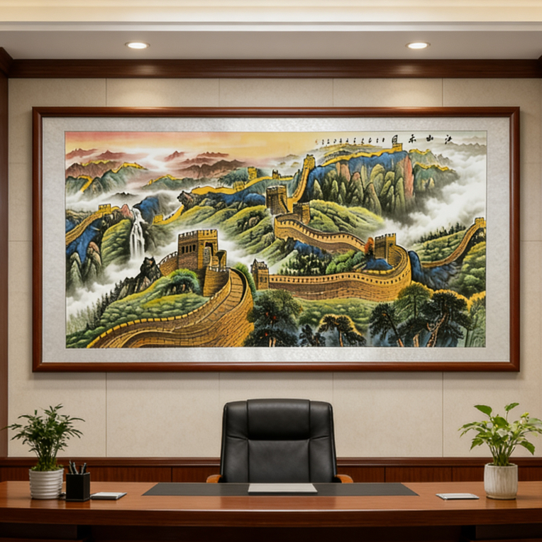 陈克永【江山永固】八尺客厅背景