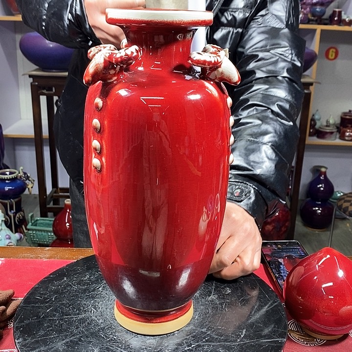 瓶中国神垕精品钧瓷