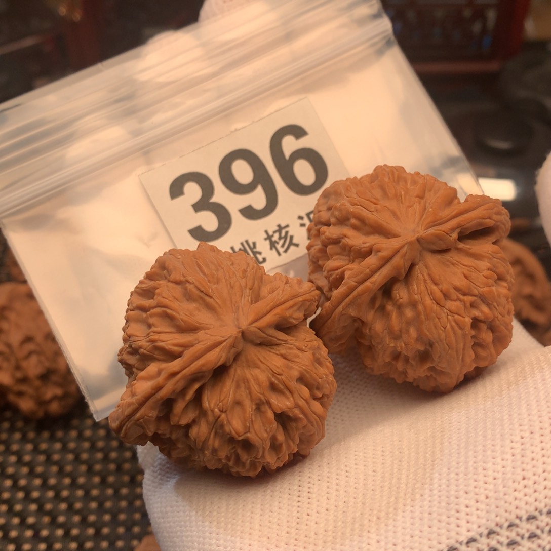 文玩核桃把件白狮子43