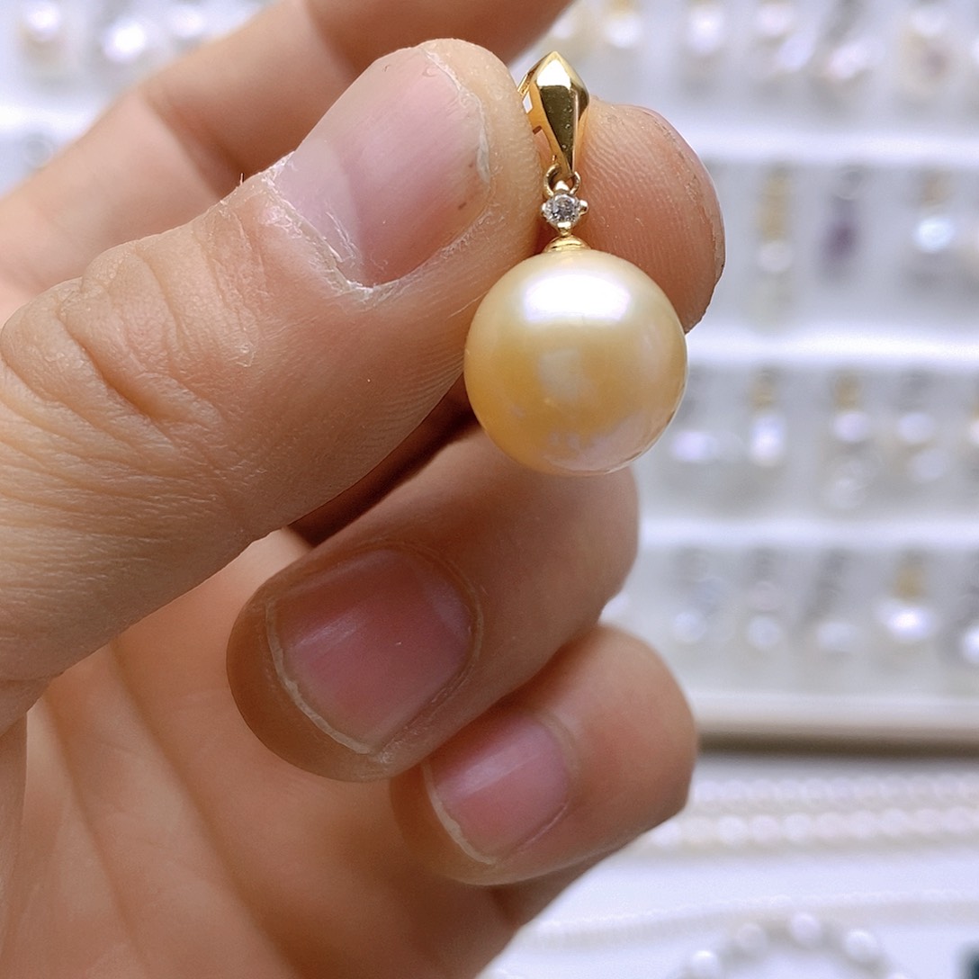 淡水珍珠颈饰银S925镶嵌