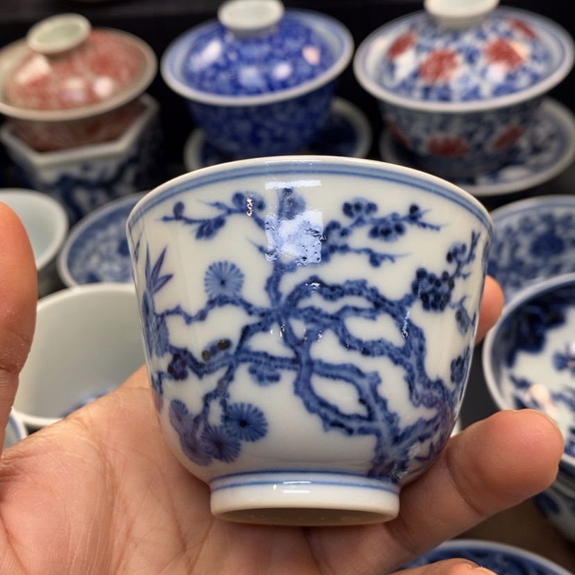 【闪购商品】景德镇青花主人杯