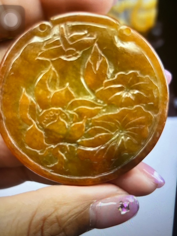 翡翠A货挂件一物一证