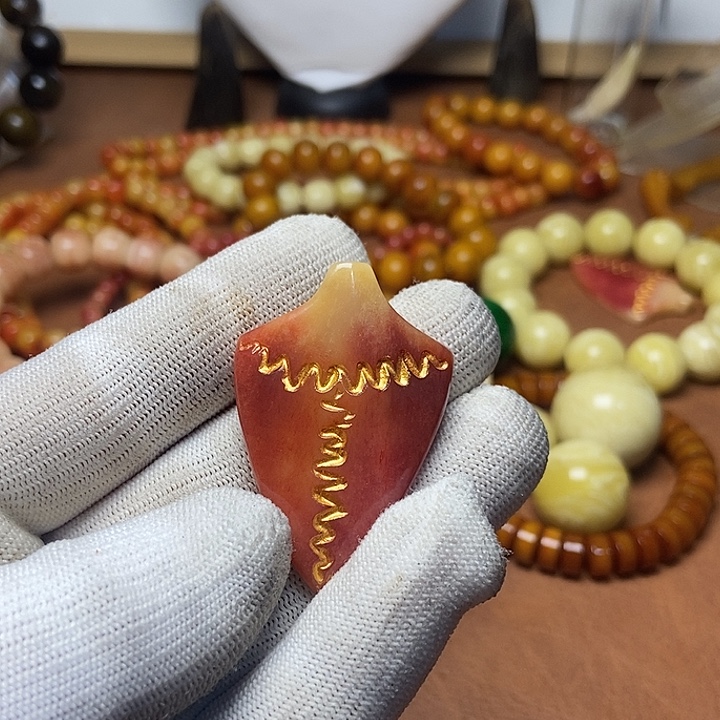 独***孤花岗石铁合金满血三界吊坠