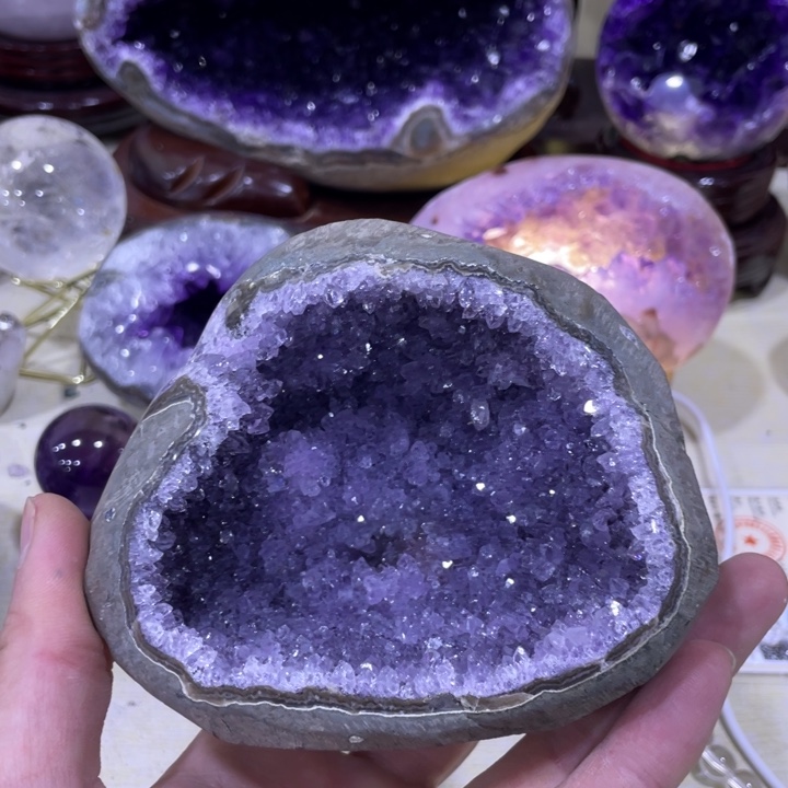 紫晶钱袋子未镶嵌