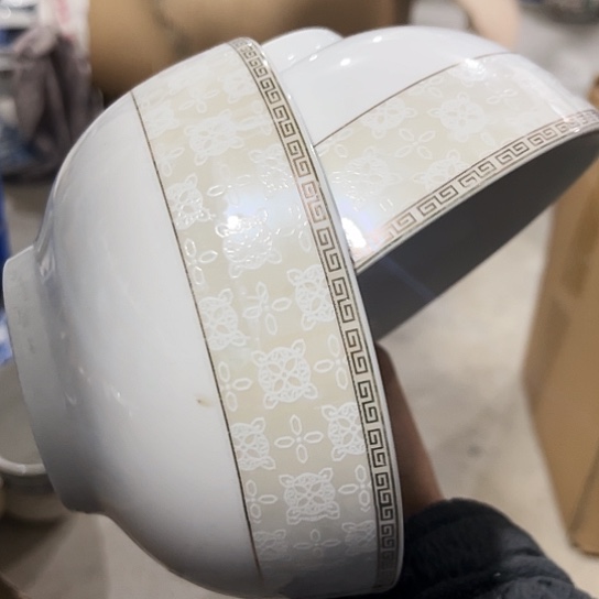 碗6寸碗两个陶瓷陶瓷