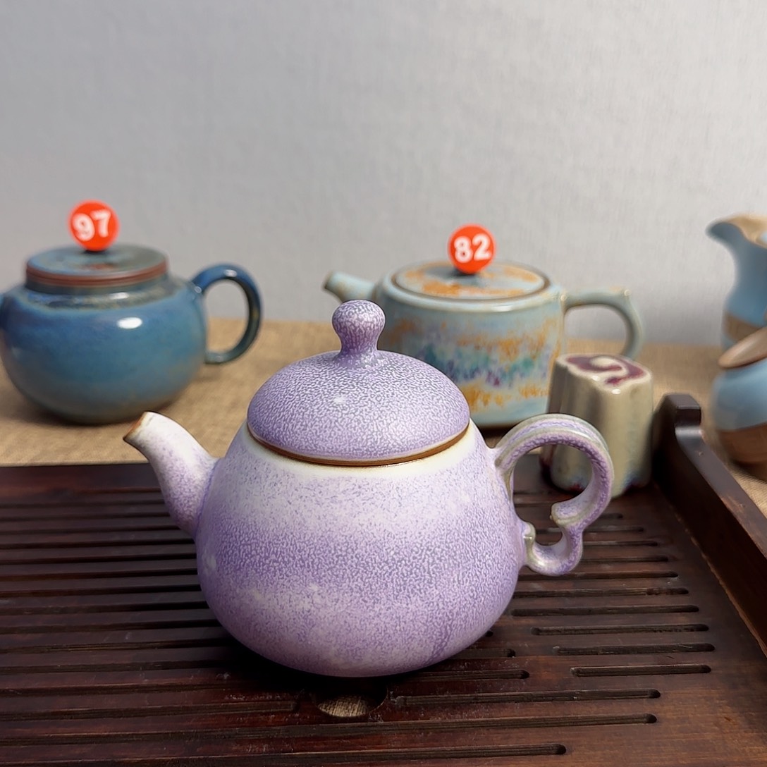 垕瓷甄选听雨壶钧瓷