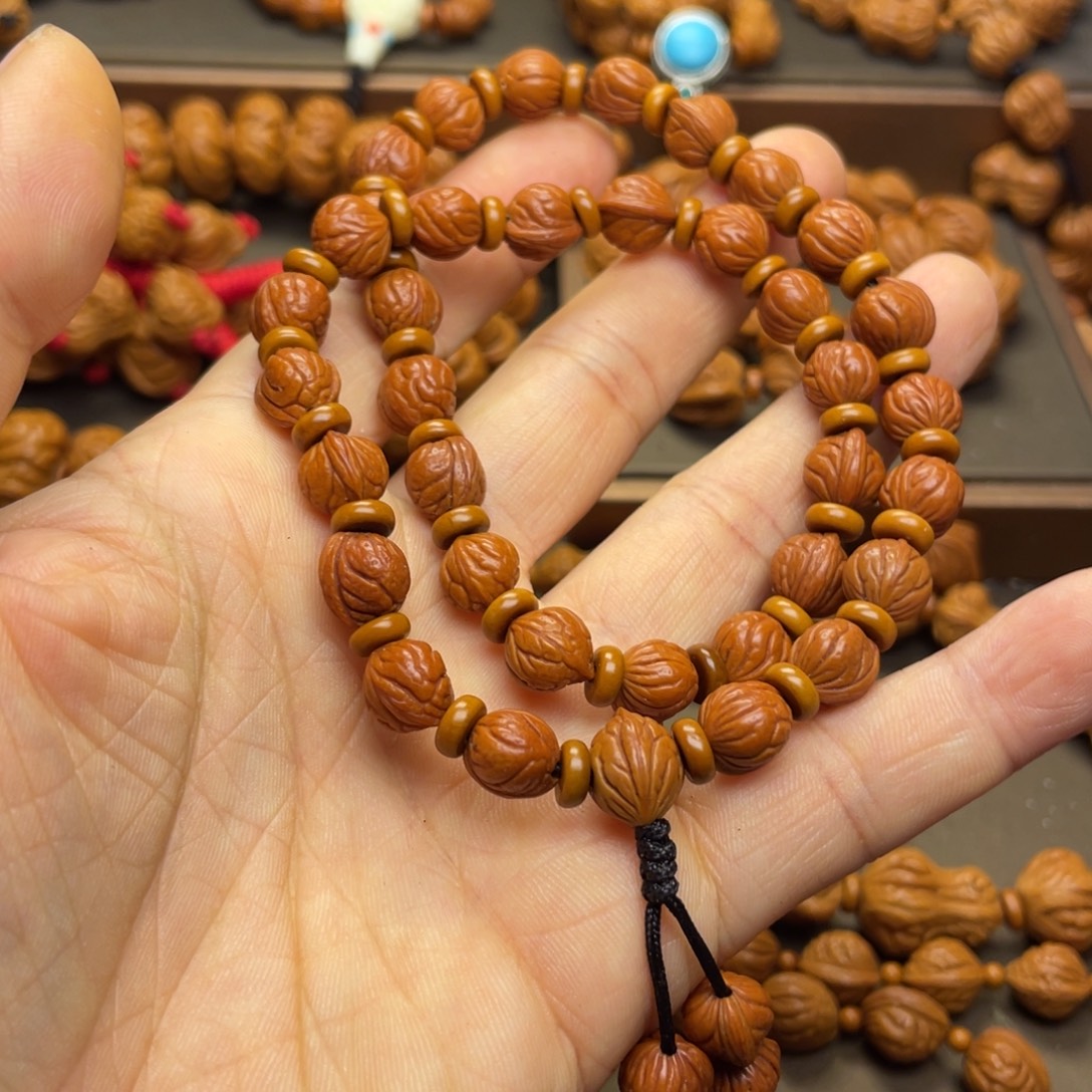 慢***！手串桃核龙纹桃核23