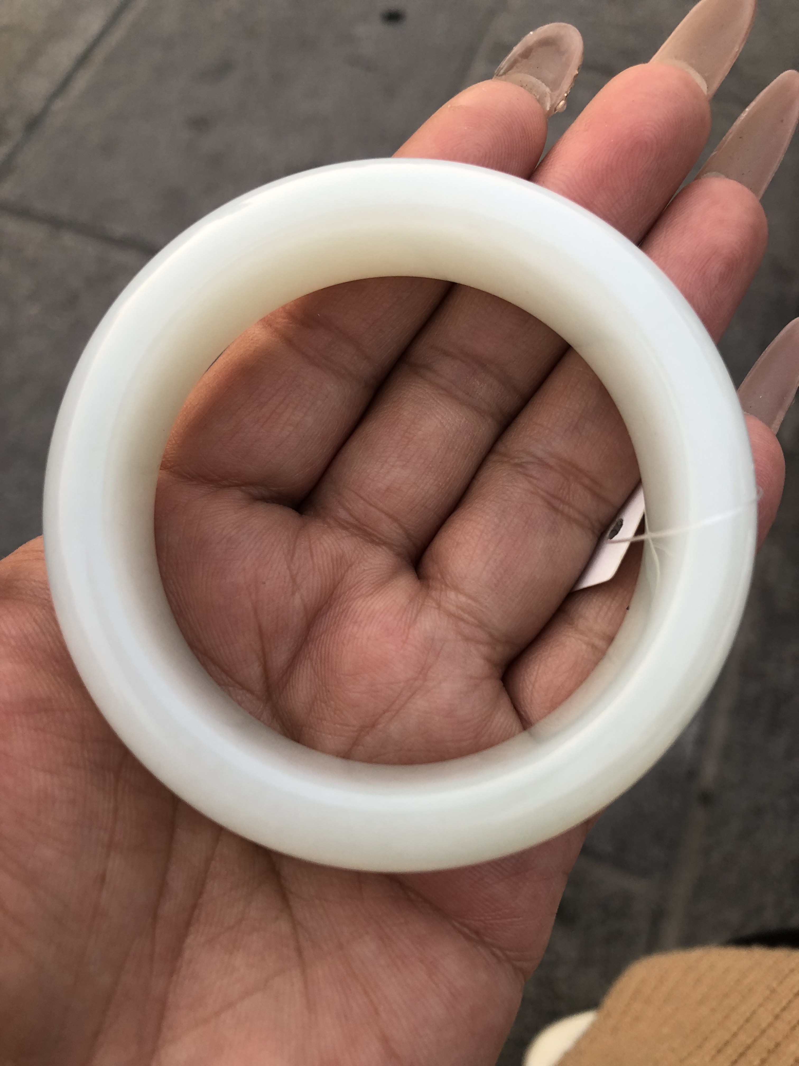 天然和田玉白玉手镯（多样性发货）