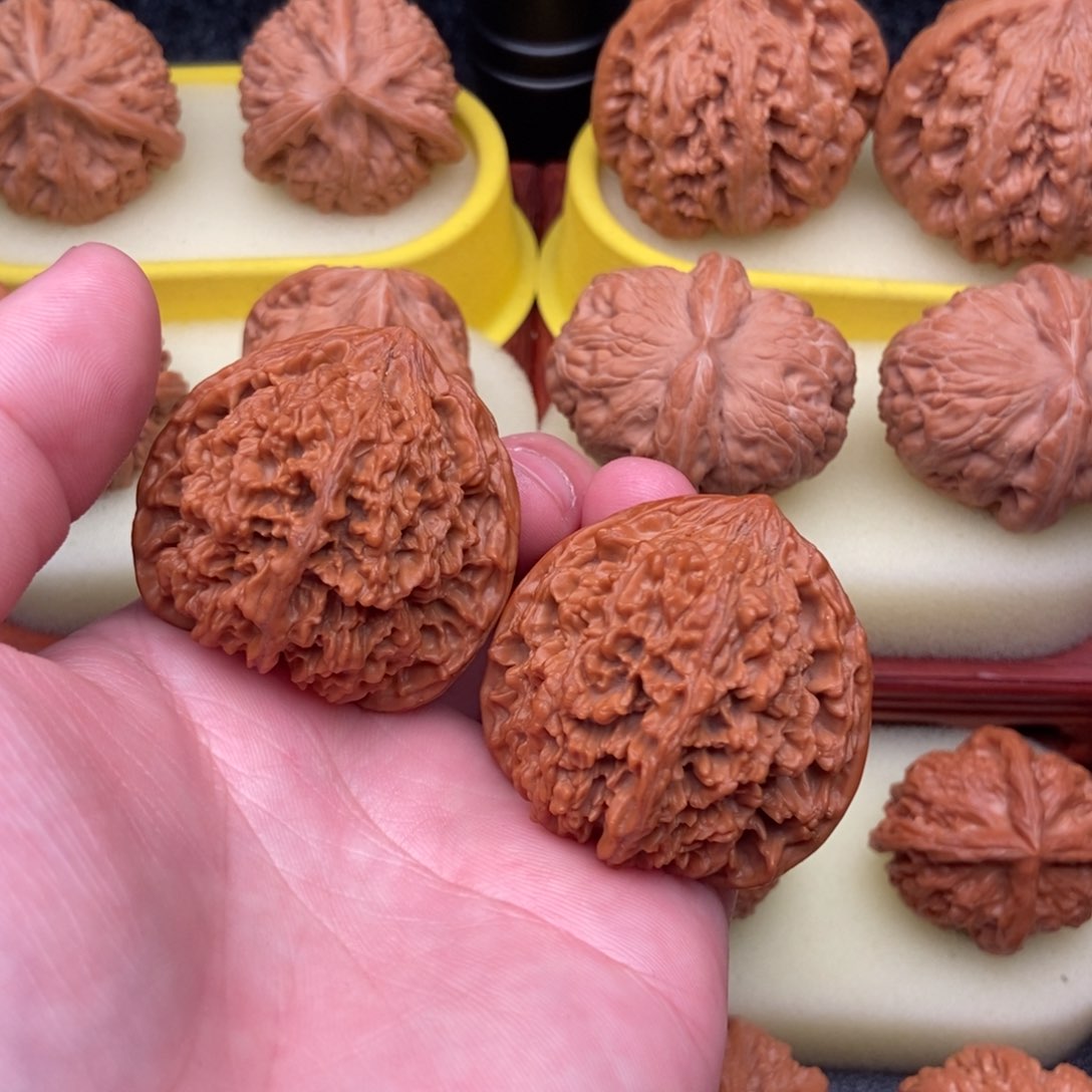 文玩核桃把件小*老树星星42