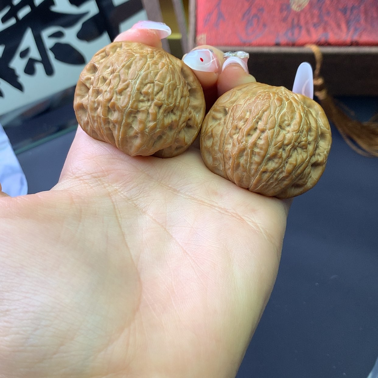 【闪购商品】文玩核桃把件两*铁锤40