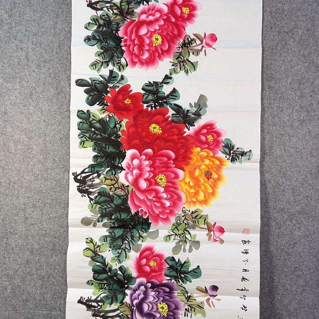 国画461 花鸟在此处飞翔也不太