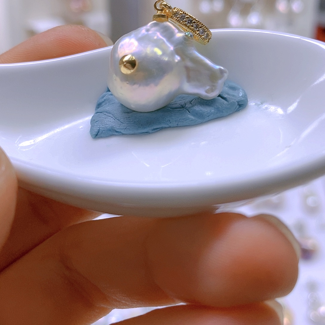 淡水珍珠颈饰合金