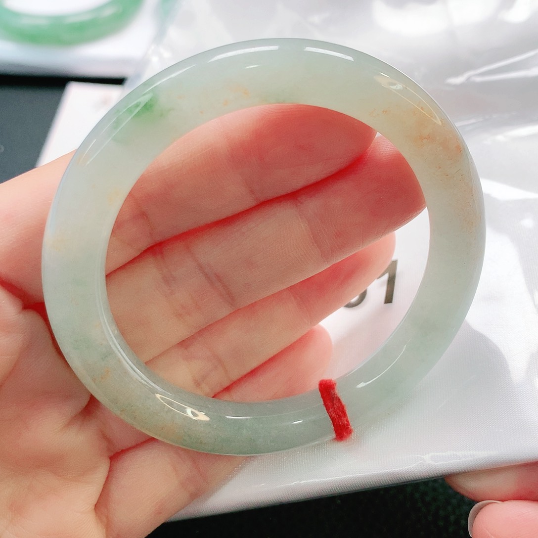 未镶嵌手镯翡翠54圆