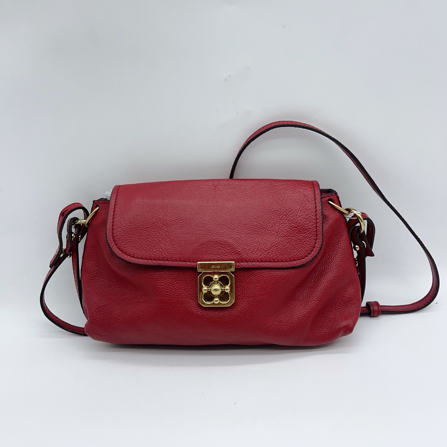 95新 Chloe/蔻依  红色单肩包 1499 3162 