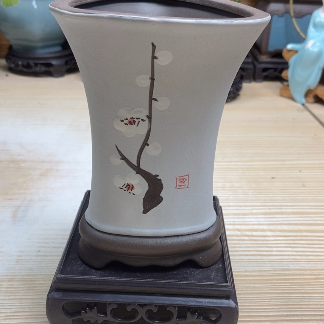瓷片陶瓷花盆陶瓷艺术