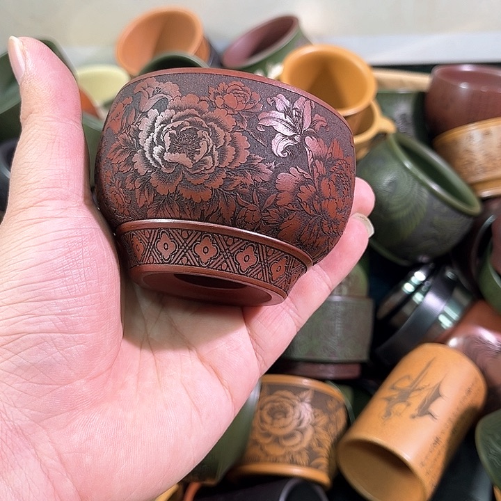 茶杯紫砂全手工紫砂主人杯