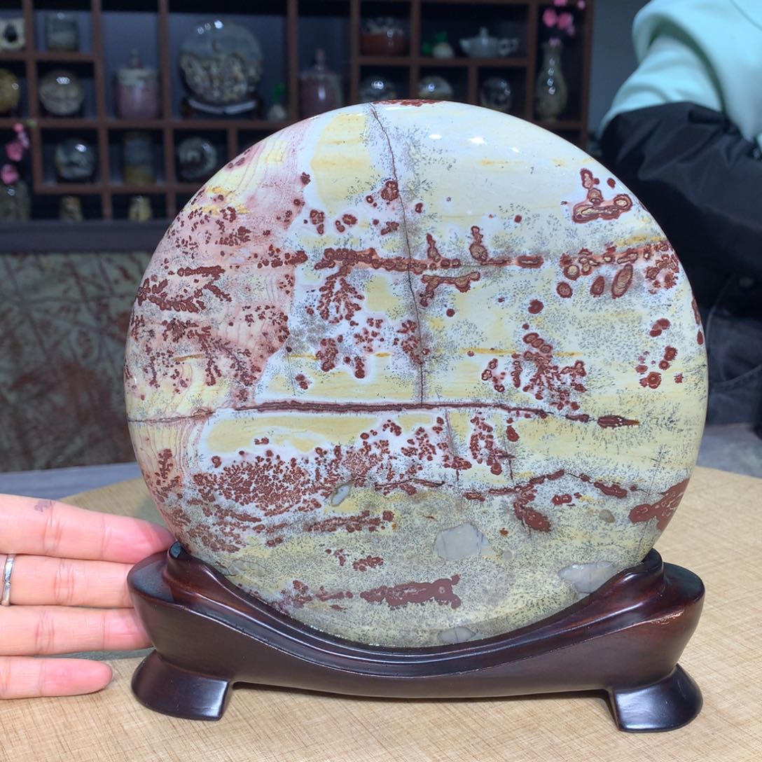 紫砂广西国画石，观赏收藏