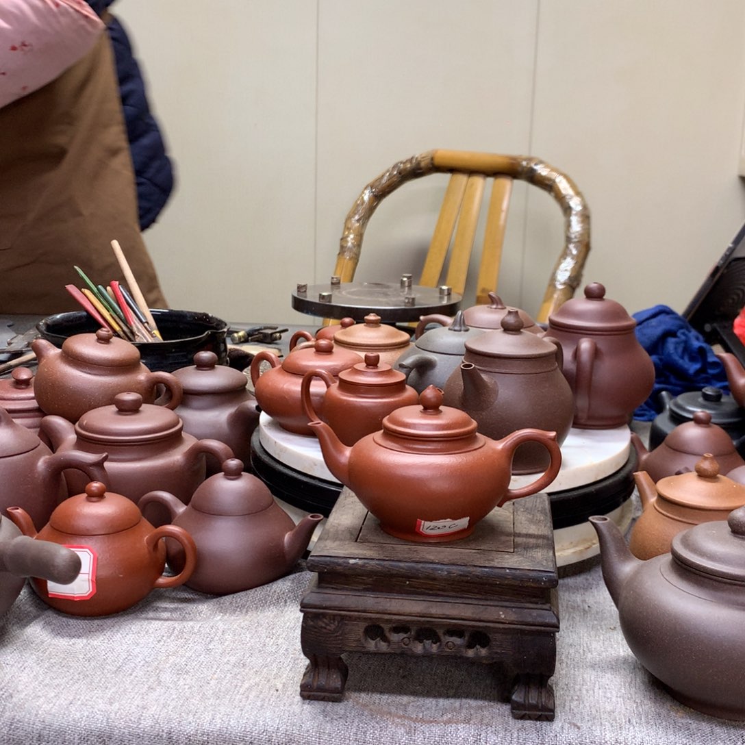 茶壶朱泥赵庄朱泥笑樱120 C半手工制作