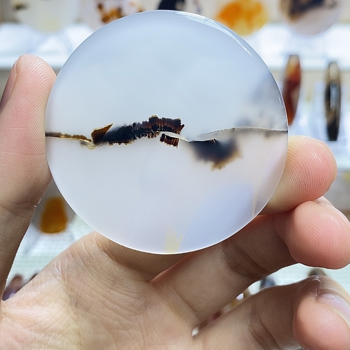 玛瑙/玉髓吊坠(不含链)未镶嵌