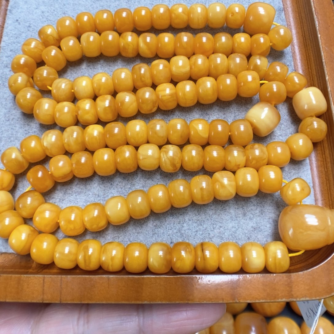 蜜蜡手串未镶嵌蜜蜡