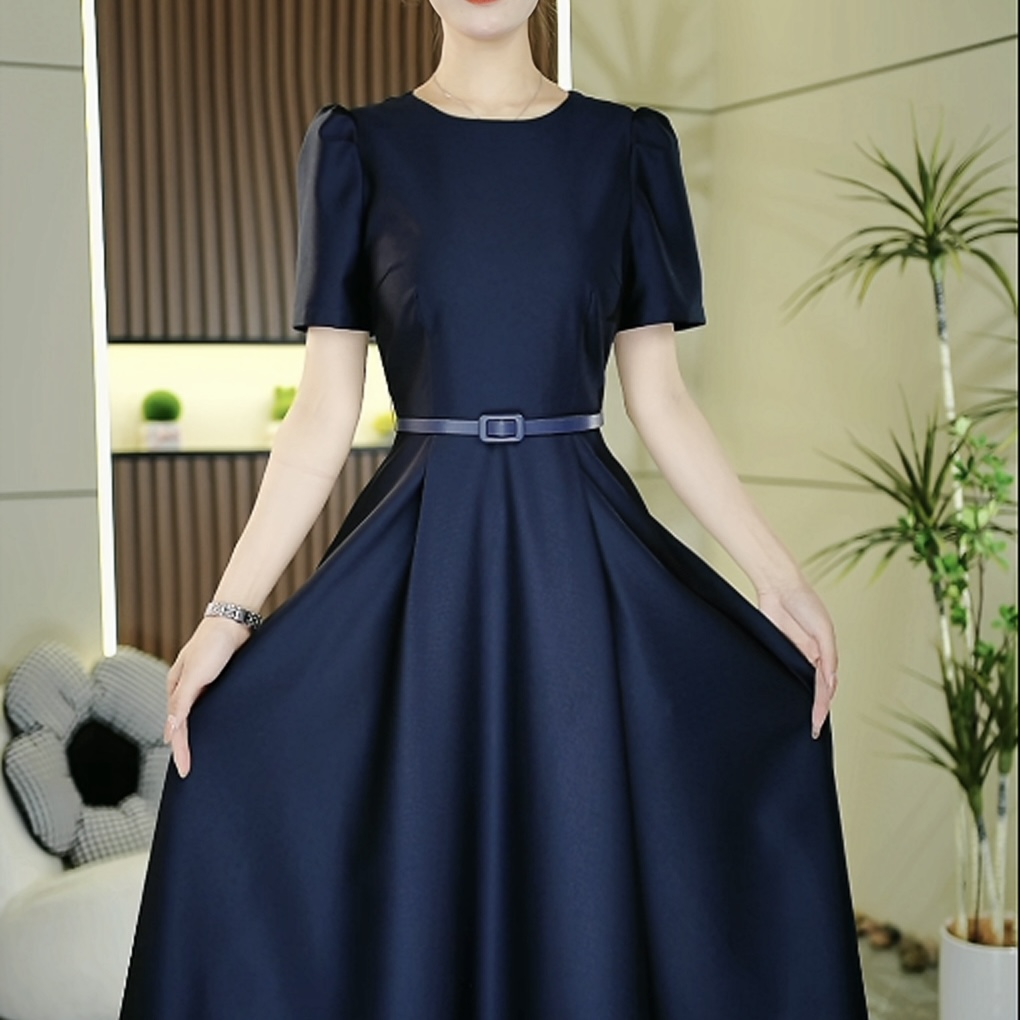 【上新定制】46097 S-XL 新款气质简约修身显瘦时尚女装连衣裙