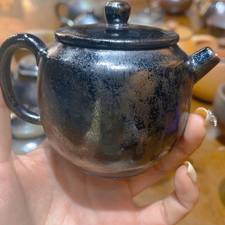 杯瑾*紫泥柴烧茶壶茶壶茶壶