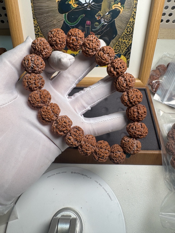 【扇面手持】金刚菩提文玩手串B016