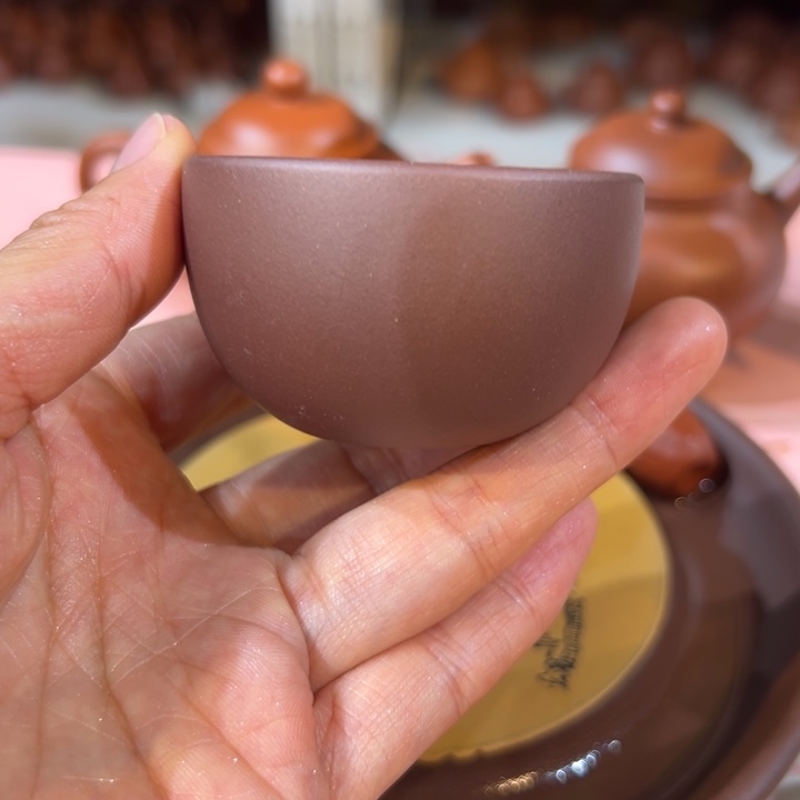 茶壶紫砂紫泥杯子，买一送一