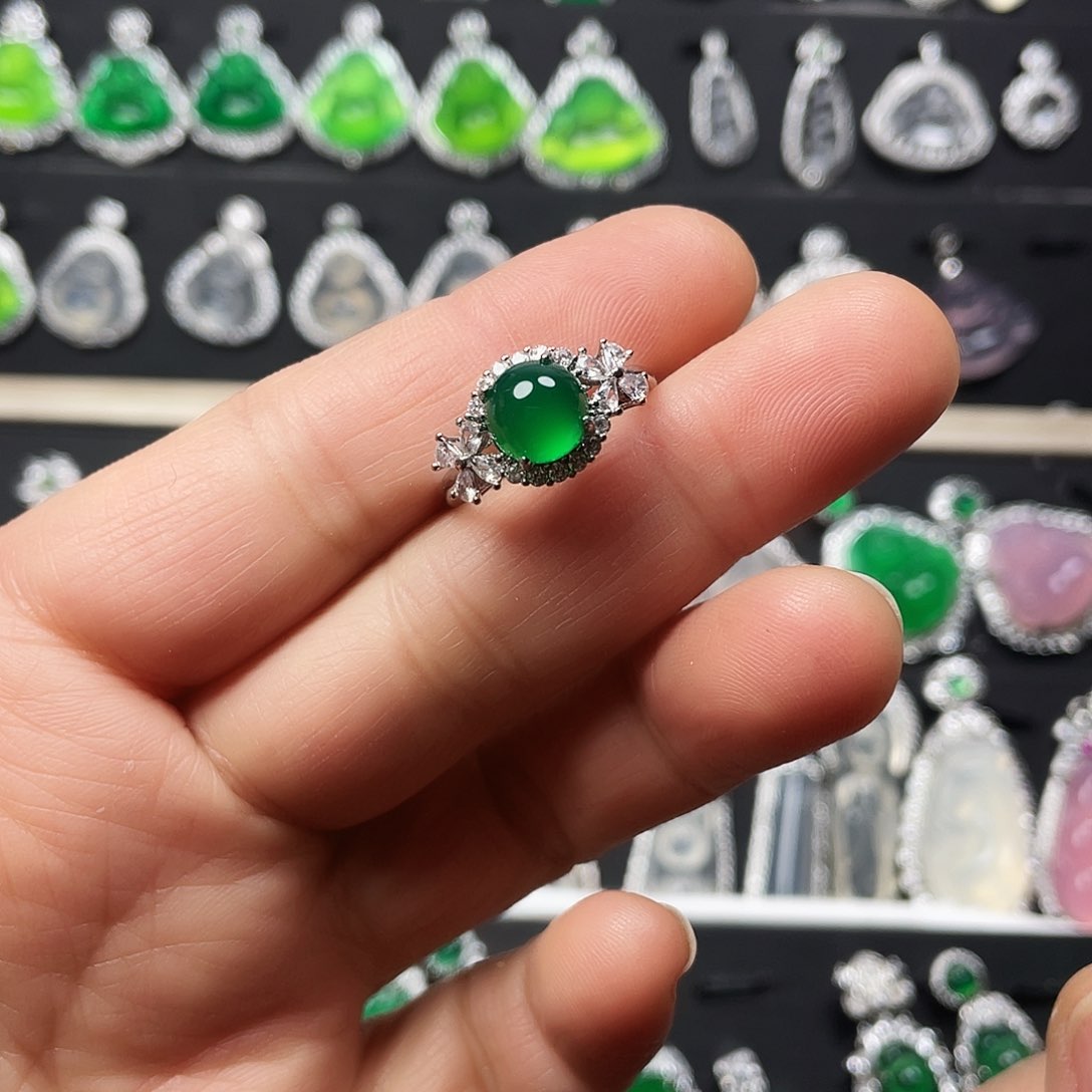 玛瑙/玉髓戒指合金