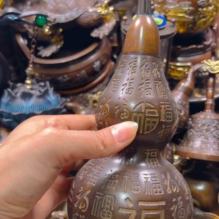 铜器摆件收收藏藏