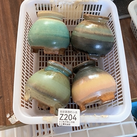 紫砂花盆204微瑕品口径5厘米左右尺寸大小