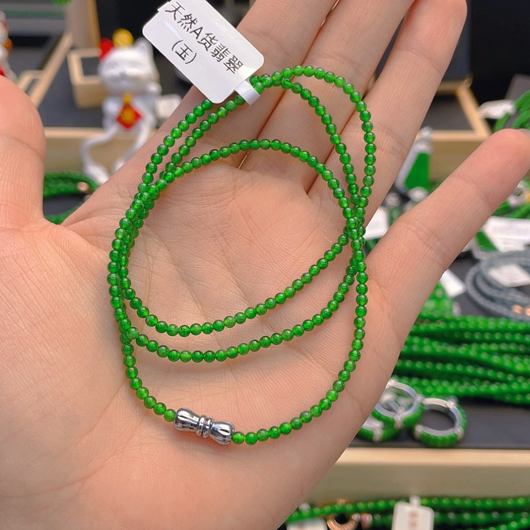翡翠手链未镶嵌项链卡2