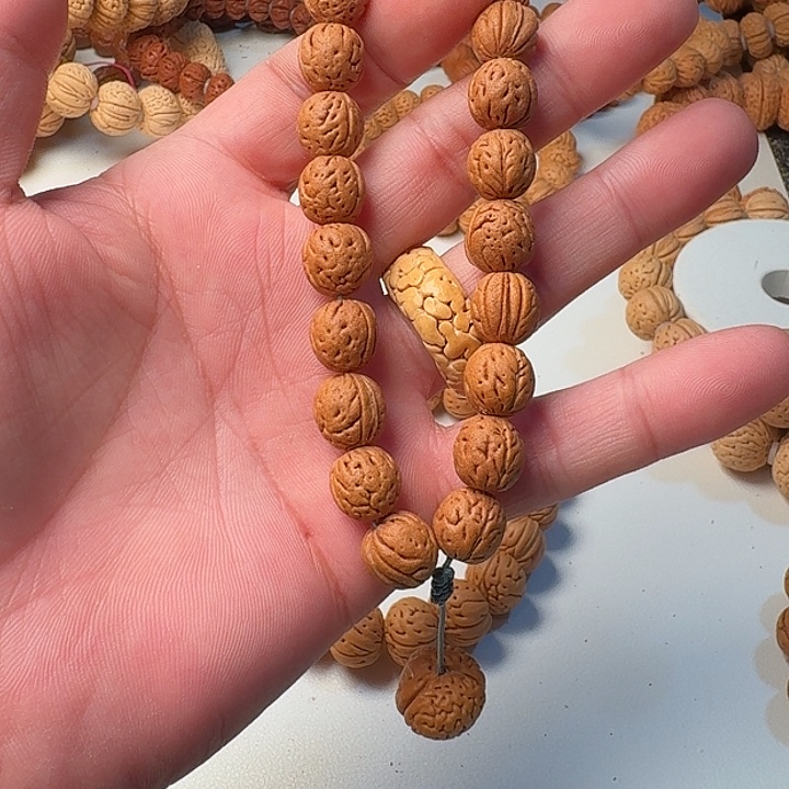 桃核吊坠野生桃核手串